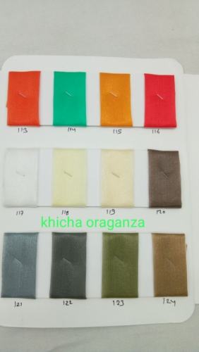Khicha Oraganza Fabric by Silk India Corporation