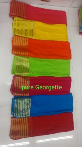 PURE GEORGETTE0 by Silk India Corporation