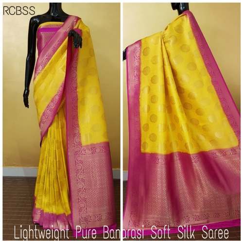 Ladies Lightweight Banarasi Silk Saree by Reva Clothing