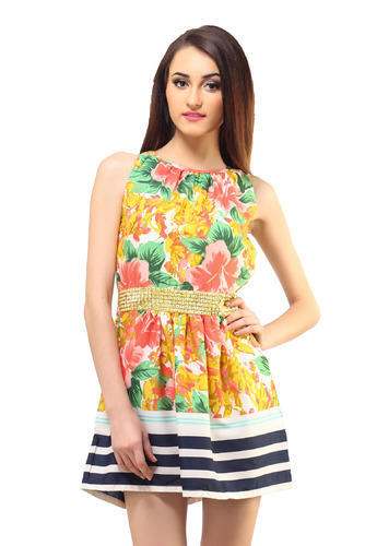 yellow color top by Femme India