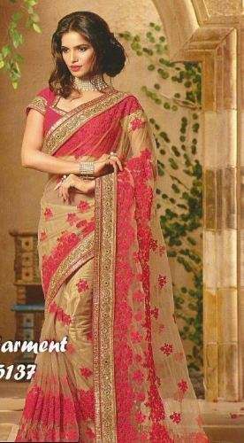 Beautiful Embroidered Work Saree by Fair Lady Garment
