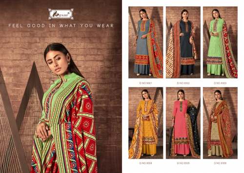 Pure Pashmina Digital Print Winter Salwar Suit