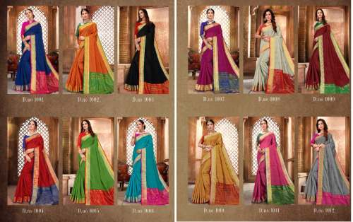 Stylish Chanderi Cotton Wedding Wear Saree