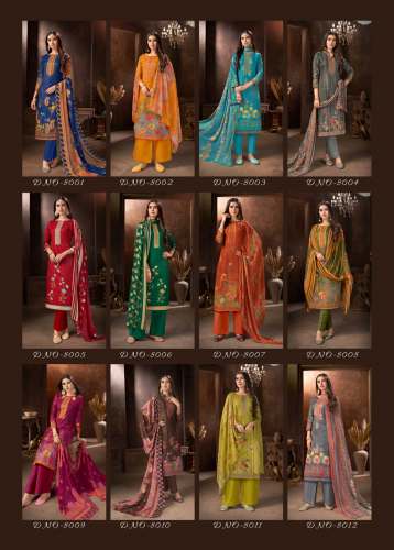 Zara Collection Dress Material At Wholesale Rate at Rs.280/Catalogue in  surat offer by Aaina Silk Mills LLP