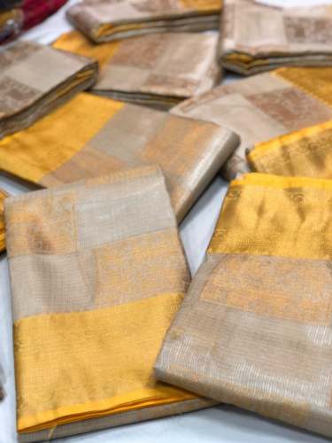 Exclusive kora tissue weaving saree by Vastranand