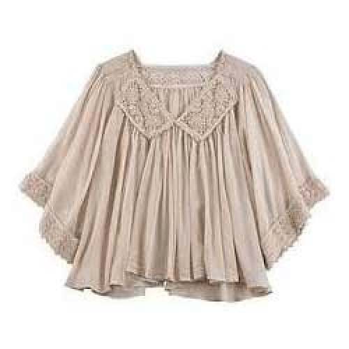 Girls Embroidered Cotton Ruffle Top  by Rutba Fashion