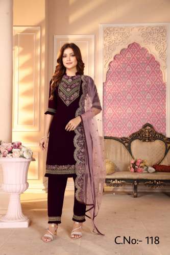 Designer Faux Georgette Suit DN CN 118