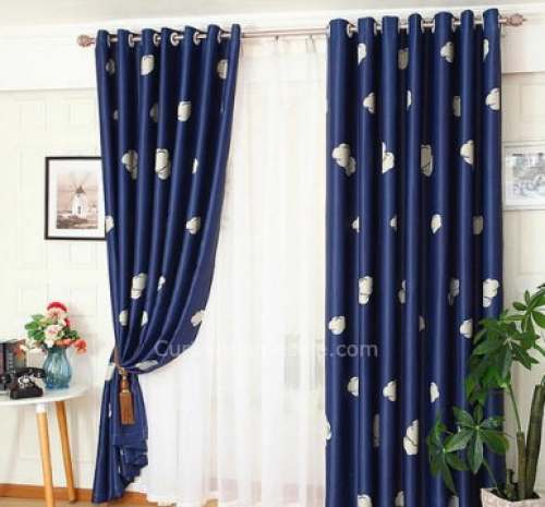 Buy New Satin Curtain Fabric  by Maa Ambey Prints