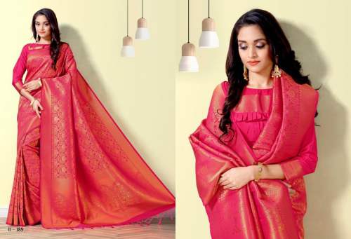 pink Kanjivaram Traditional silk  saree